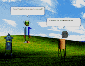 All three Desktop Assistants interacting with each other. All three Desktop Assistants interacting with each other.
